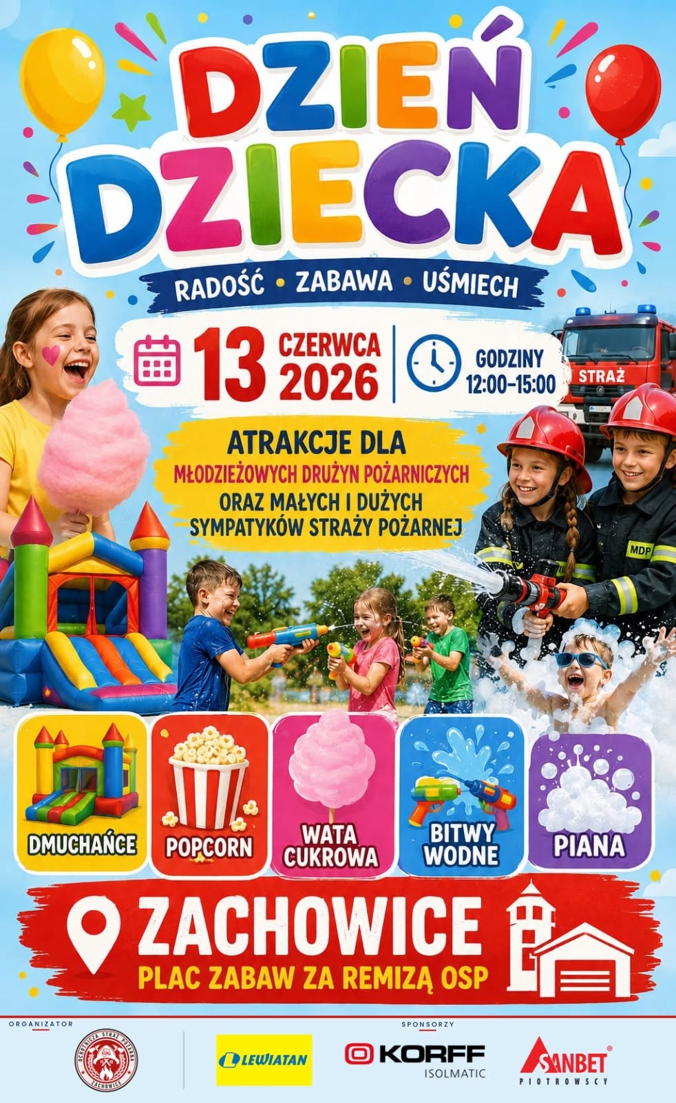 Plakat Dzień Dziecka i Bezpieczeństwa